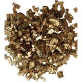 Tolu Dekoratif Kristal Cam Kırığı Epoksi Reçine Için Kırık Cam Mum Dekoratif Obje Hobi Amaçlı El Sanatları Süsleme Küçük Parçalı Cam Kırıkları Altın ( 100 Gr) ( 3-6 mm Boyutlarında)