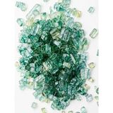 Tolu Dekoratif Kristal Cam Kırığı Epoksi Reçine Için Kırık Cam Mum Dekoratif Obje Hobi Amaçlı El Sanatları Süsleme Küçük Parçalı Cam Kırıkları Zümrüt Yeşili ( 100 Gr) ( 3-6 mm Boyutlarında)