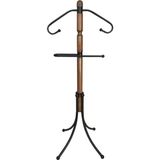 Tolunay Ahşap ve Metal Dilsiz Uşak Ceketlik Şık Görünüm ile Ceviz Rengi 127 cm Yükseklik