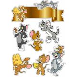 Tom And Jerry Sticker Telefon Laptop Notebook Tablet Defter Matara Stiker Etiket ST662