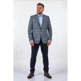 Tom Becker Minimalist Regular Fit Erkek Keten Ceket - Gri - 52