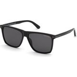Tom Ford 0832 01A 59 Unisex Güneş Gözlüğü - Siyah