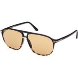 Tom Ford 1026 05E 61 Unisex Güneş Gözlüğü - Havana