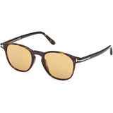 Tom Ford 1302 52E Unisex Güneş Gözlüğü - Havana