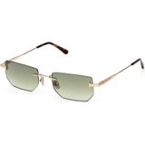 Tom Ford 1355 28P Unisex Güneş Gözlüğü - Altın