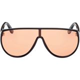 Tom Ford Achilles FT1182 05E Unısex Güneş Gözlüğü - Siyah