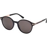 Tom Ford Arakı (FT1184-01A) 52 | Unisex Siyah Güneş Gözlüğü