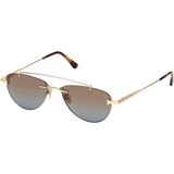 Tom Ford Astor-02 (FT1356) 55 | Unisex Güneş Gözlüğü - Kahverengi