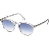 Tom Ford Aurele (FT0904-20W) 50 | Unisex Şeffaf Güneş Gözlüğü - Mavi Şeffaf