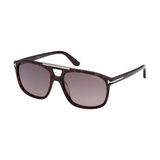 Tom Ford Brianna FT1338 52K Unisex Aviator Güneş Gözlüğü - Havana Kahve