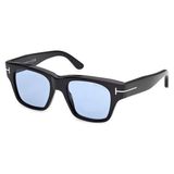Tom Ford Caine-02 FT1280 01V Erkek Güneş Gözlüğü Siyah Mavi