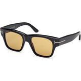 Tom Ford Caıne-02 (FT1280) 53 | Unisex Kahverengi Güneş Gözlüğü - Sarı