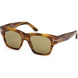 Tom Ford Caıne-02 (FT1280) 53 | Unisex Kahverengi Güneş Gözlüğü