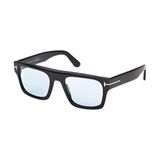 Tom Ford Cyrus-02 FT1337 01V Güneş Gözlüğü Siyah Mavi Lens - Mavi - Siyah