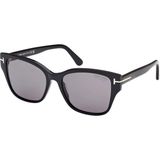 Tom Ford Elsa (FT1108-01D) 55 | Polarize Kadın Siyah Güneş Gözlüğü