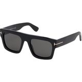 Tom Ford Fausto (FT0711-01A) 53 | Unisex Siyah Güneş Gözlüğü