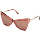 Tom Ford FT 0767 72Y 61 Kadın Güneş Gözlüğü - Kırmızı