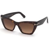 Tom Ford FT 0871 52F 56 Kadın Güneş Gözlüğü - Leopar