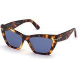 Tom Ford FT 0871 55V 56 Kadın Güneş Gözlüğü - Alaca Kahverengi