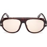 Tom Ford FT1102 52E Erkek Güneş Gözlüğü - Kahverengi