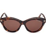 Tom Ford FT1111 52E Kahverengi Kadın Güneş Gözlüğü