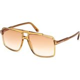Tom Ford FT1177 39F Erkek Güneş Gözlüğü - Kahverengi