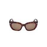 Tom Ford FT1190 52H Kahverengi Kadın Güneş Gözlüğü
