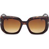 Tom Ford FT1220 52F Kahverengi Kadın Güneş Gözlüğü