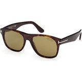 Tom Ford FT1284 52R 55 Erkek Güneş Gözlüğü - Kahverengi