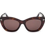 Tom Ford FT1285 52E Kadın Güneş Gözlüğü - Kahverengi