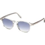Tom Ford FT1302 20W 50 Unısex Güneş Gözlüğü - Şeffaf Gri