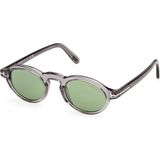Tom Ford FT1332S 20N 48 Unısex Güneş Gözlüğü - Şeffaf Gri