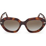 Tom Ford FT1341 53P Kadın Güneş Gözlüğü - Kahverengi