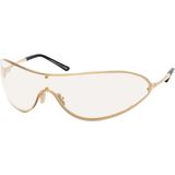 Tom Ford FT1396 32C Altın Maske Gözlük - Altın - Gri