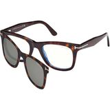Tom Ford FT5970-B (052) 50 | Klipsli Unisex Kahverengi Güneş Gözlüğü