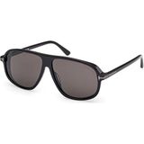 Tom Ford Guıllaume (FT1208-N 01A) 61 | Unisex Siyah Güneş Gözlüğü