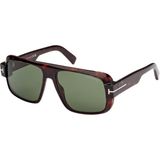 Tom Ford güneş gözlüğü tf1101 turner 52n 58-15 / unisex güneş gözlüğü - Kahverengi