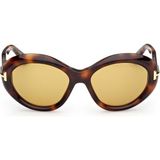 Tom Ford Icon FT1328 53E Kadın Güneş Gözlüğü - Kahverengi