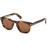 Tom Ford Icon TF1326 55E 48 Unisex Güneş Gözlüğü - Kahverengi