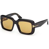 Tom Ford Icon TF1330 01E 53 Kadın Güneş Gözlüğü - Siyah