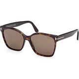 Tom Ford Irıs-02 (FT1312) 56 | Kadın Güneş Gözlüğü - Kahverengi