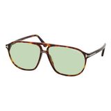 Tom Ford Kadın Güneş Gözlüğü FT1026 6154N Havana Çerçeve Açık Yeşil Cam UV 400 Filtreli