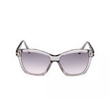 Tom Ford Kadın Güneş Gözlüğü - Kristal Gri Kemik Çerçeve Gri Degrade Cam Ft1087