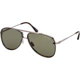 Tom Ford Leon (FT1071-14N) 62 | Unisex Yeşil Güneş Gözlüğü