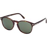 Tom Ford Lewıs (FT1097) 53 | Unisex Güneş Gözlüğü - Kahverengi