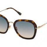 Tom Ford TF0792 55P 54 Kahverengi Kadın Güneş Gözlüğü