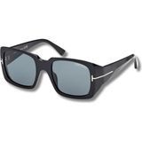 Tom Ford TF1035 01V 51 Siyah Geometrik Kadın Güneş Gözlüğü