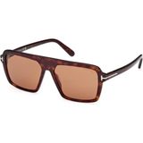 Tom Ford TF1176 52E 56 Kahverengi Unisex Güneş Gözlüğü