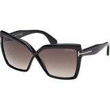 Tom Ford TF1195 01B 63 Kadın Güneş Gözlüğü - Siyah