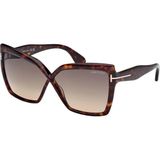 Tom Ford TF1195S 52B 63 Kadın Güneş Gözlüğü - Kahverengi